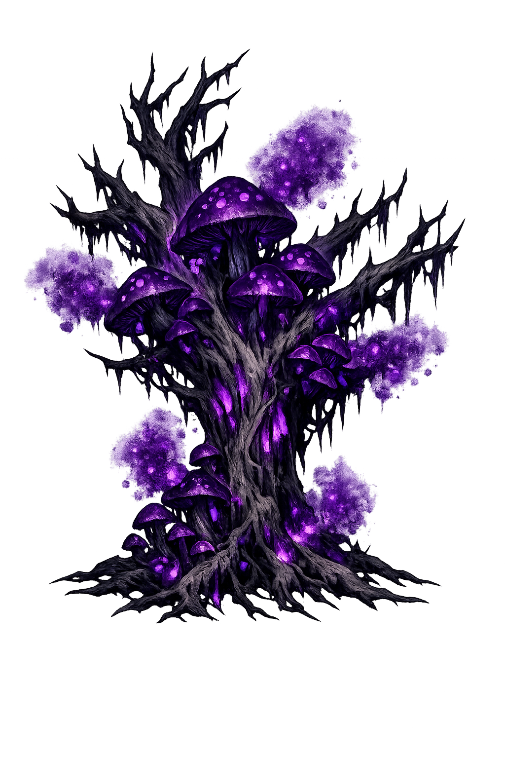 Chroma-Fungus Corrupted Tree